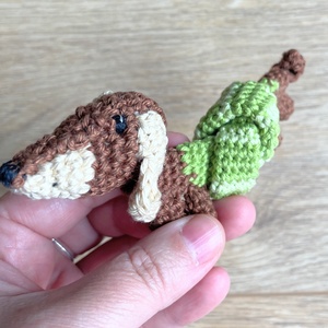 Horgolt csomózható kutyus - játék & sport - plüssállat & játékfigura - kutya - Meska.hu