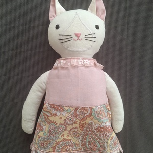 Cica, Játék & Sport, Plüssállat & Játékfigura, Cica, Varrás, Hímzés, MESKA