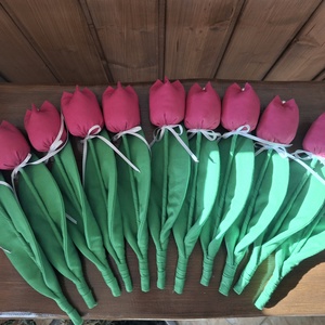 Textilvirág - otthon & életmód - virágdekoráció - virágdíszek - asztali virágdísz - Meska.hu