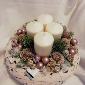 Adventi koszorú  - Meska.hu