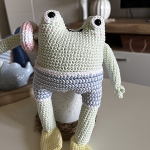 Béla, a béka, Baba - mama, Baba játékok, Mozgásfejlesztő játékok, Horgolás, MESKA