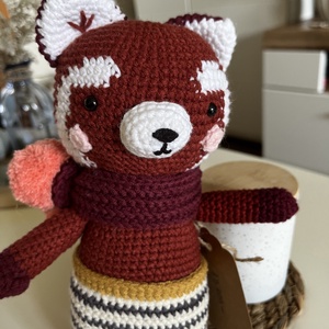 Vanda, a vörös panda, Baba - mama, Baba játékok, Mozgásfejlesztő játékok, Horgolás, MESKA