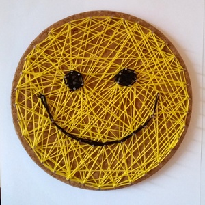 Smile Mézi string art - Meska.hu