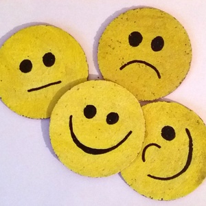 Poháralátét Smile - Meska.hu Poháralátét Smile - Meska.hu