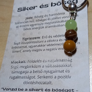  Siker és Bőség  Kulcstartó különleges ásványokkal - táska & tok - kulcstartó & táskadísz - kulcstartó - Meska.hu