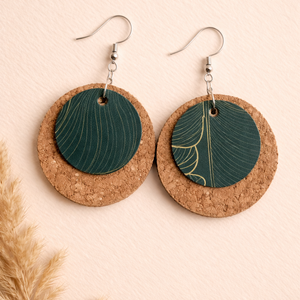 Botanika Parafa-fülbevaló  - Meska.hu