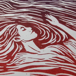 Handmade linocut print - művészet - grafika & illusztráció - művészi nyomat - Meska.hu