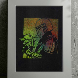 Star Wars akril spray kép - Meska.hu