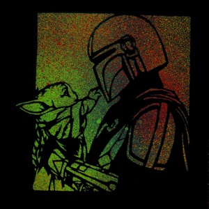 Star Wars akril spray kép - művészet - festmény - akril - Meska.hu
