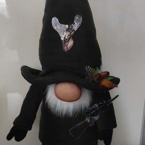 Vadász manó , Otthon & Életmód, Dekoráció, Dekoratív figurák és szobrok, Baba-és bábkészítés, MESKA