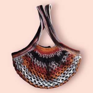 Horgolt bevásárlótáska 'Pumba' - táska & tok - bevásárlás & shopper táska - shopper, textiltáska, szatyor - Meska.hu