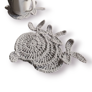 Nyuszis poháralátét szett - otthon & életmód - konyhafelszerelés, tálalás - tálalás - tányér- és poháralátét - Meska.hu