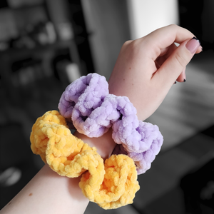 Plüss scrunchie (1 db) - ruha & divat - hajdísz & hajcsat - hajgumi - Meska.hu
