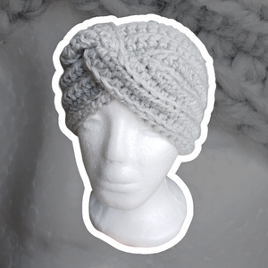 Gitta rendelése - Lila és szürke fülmelegítők - ruha & divat - sál, sapka, kendő - fejpánt - Meska.hu