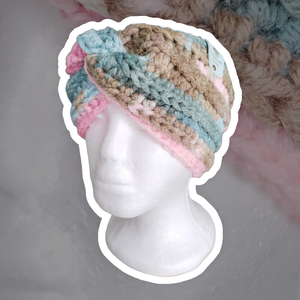 Horgolt Fülmelegítő - Vattacukor, Ruha & Divat, Sál, Sapka, Kendő, Fejpánt, Horgolás, MESKA