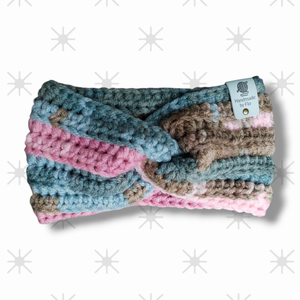 Horgolt Fülmelegítő - Vattacukor - ruha & divat - sál, sapka, kendő - fejpánt - Meska.hu