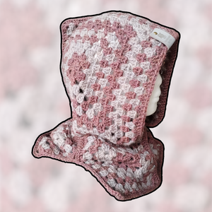 Horgolt balaklava sapka/kapucni - ruha & divat - sál, sapka, kendő - sapka & sál szett - Meska.hu