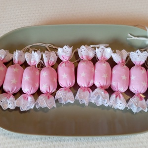 Csillagos textil szaloncukor  - karácsony - karácsonyi lakásdekoráció - karácsonyfadíszek - Meska.hu Csillagos textil szaloncukor  - karácsony - karácsonyi lakásdekoráció - karácsonyfadíszek - Meska.hu