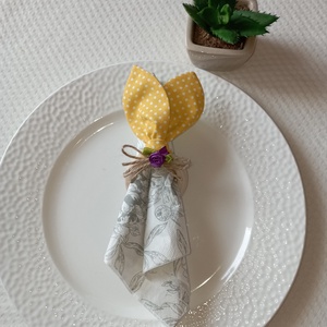 Húsvéti szalvéta gyűrű , Otthon & Életmód, Konyhafelszerelés, tálalás, Tálalás, Szalvétatartó, szalvétagyűrű, Varrás, MESKA