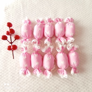 Csillagos textil szaloncukor  - Meska.hu