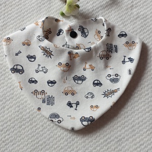 Kisfiús nyálkendő  - baba - mama - babaruházat - nyálkendő - Meska.hu