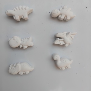 Dínó hűtőmágnes, Kellékek & szerszámok, Dekorációs kellékek, Figurák, Gipszöntés, MESKA