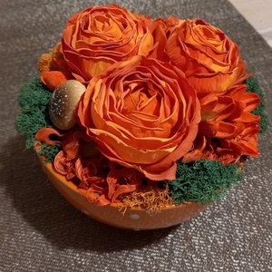  Őszi asztaldísz , Otthon & Életmód, Dekoráció, Asztal és polc dekoráció, Asztaldísz, Virágkötés, MESKA