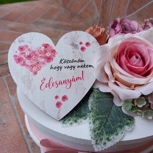 Anyáknapi virágdoboz  - otthon & életmód - dekoráció - asztal és polc dekoráció - asztaldísz - Meska.hu