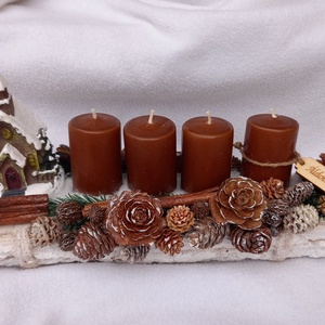 Adventi asztaldísz  - Meska.hu