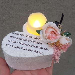 Sírdísz ,mécsestartó  - otthon & életmód - vallás - temetkezési tárgy - Meska.hu