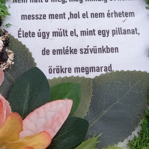 Sírdísz  - otthon & életmód - vallás - temetkezési tárgy - Meska.hu
