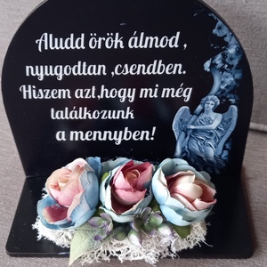 Íves sírdísz  - otthon & életmód - vallás - temetkezési tárgy - Meska.hu