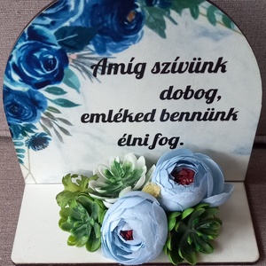 Íves sírdísz  - otthon & életmód - vallás - temetkezési tárgy - Meska.hu