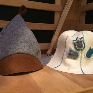 Férfi szauna sapka. Sapka a szaunázás szerelmeseinek Szauna sapka gyapjú filc - ruha & divat - sál, sapka, kendő - sapka - Meska.hu