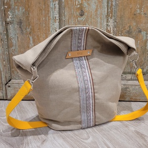 Vászontáska,  pakolós táska , natúr vászon táska, sárga kiegészítőkkel. Egyedi nagyméretű táska. - táska & tok - kézitáska & válltáska - nagy pakolós táska - Meska.hu Vászontáska,  pakolós táska , natúr vászon táska, sárga kiegészítőkkel. Egyedi nagyméretű táska. - táska & tok - kézitáska & válltáska - nagy pakolós táska - Meska.hu