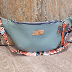 Türkiz táska. mintás heveder. Övtáska fazonú műbőr táska, válltáska , vállon átvethető táska - táska & tok - kézitáska & válltáska - vállon átvethető táska - Meska.hu Türkiz táska. mintás heveder. Övtáska fazonú műbőr táska, válltáska , vállon átvethető táska - táska & tok - kézitáska & válltáska - vállon átvethető táska - Meska.hu