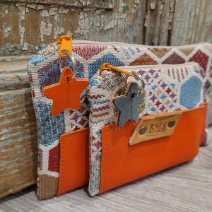 Mintás Pénztárca. Dupla pénztárca. Szövet  tárca Kártyatartó - táska & tok - pénztárca & más tok - pénztárca - női pénztárca - Meska.hu