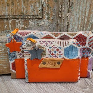 Mintás Pénztárca. Dupla pénztárca. Szövet  tárca Kártyatartó - táska & tok - pénztárca & más tok - pénztárca - női pénztárca - Meska.hu