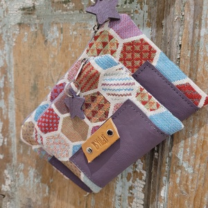 Mintás Pénztárca. Dupla pénztárca. Szövet  tárca Kártyatartó - Meska.hu