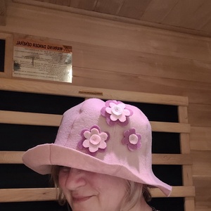  Sapka a szaunázás szerelmeseinek Szauna sapka gyapjú kevertszálas filc sapka  - ruha & divat - sál, sapka, kendő - sapka - Meska.hu