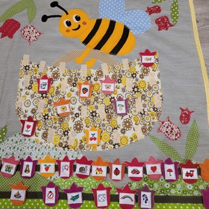 Óvodai napostábla és Óvodai folyamatos tízórait jelölő textiltábla.  - játék & sport - ovis felszerelés - óvodai jelek - Meska.hu