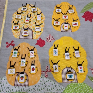 Óvodai napostábla és Óvodai folyamatos tízórait jelölő textiltábla.  - játék & sport - ovis felszerelés - óvodai jelek - Meska.hu