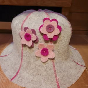  Sapka a szaunázás szerelmeseinek Szauna sapka gyapjú filc, Ruha & Divat, Sál, Sapka, Kendő, Sapka, Varrás, MESKA