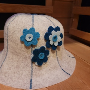  Sapka a szaunázás szerelmeseinek Szauna sapka gyapjú filc - Meska.hu