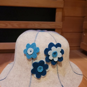  Sapka a szaunázás szerelmeseinek Szauna sapka gyapjú filc - ruha & divat - sál, sapka, kendő - sapka - Meska.hu