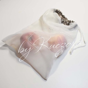 Öko táska, tasak, zacskó, zsák,  nylon helyett, zero waste, nulla hulladék, Táska & Tok, Bevásárlás & Shopper táska, Zöldség/Gyümölcs zsák, Varrás, Meska