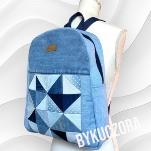 Farmer hátizsák patchwork mintával - Meska.hu