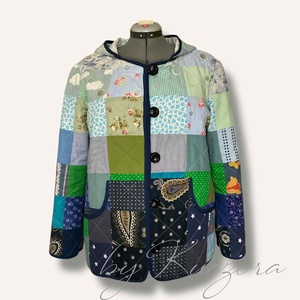 Patchwork kabát  egyedi, kézzel készült darab, Ruha & Divat, Női ruha, Kabát, Varrás, MESKA