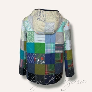 Patchwork kabát  egyedi, kézzel készült darab - ruha & divat - női ruha - kabát - Meska.hu