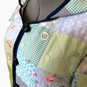 Patchwork kabát  egyedi, kézzel készült darab - ruha & divat - női ruha - kabát - Meska.hu